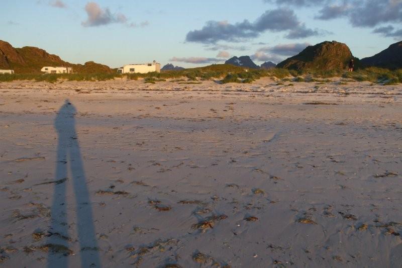 la sabbia bianca delle isole Lofoten
