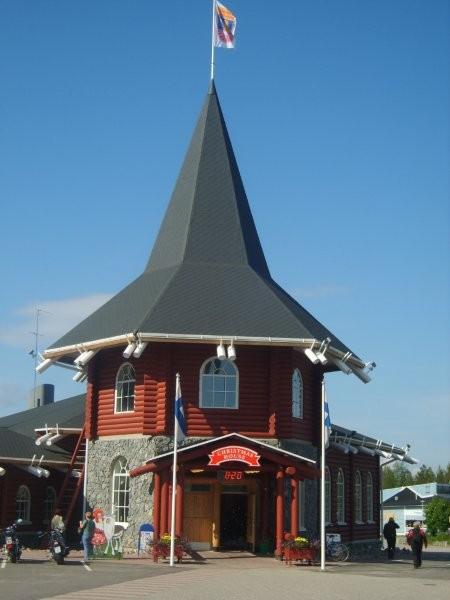 il circolo polare artico a Rovaniemi