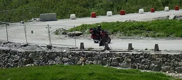 sulle strade del Gran Sanbernardo nel viaggio verso il DmD