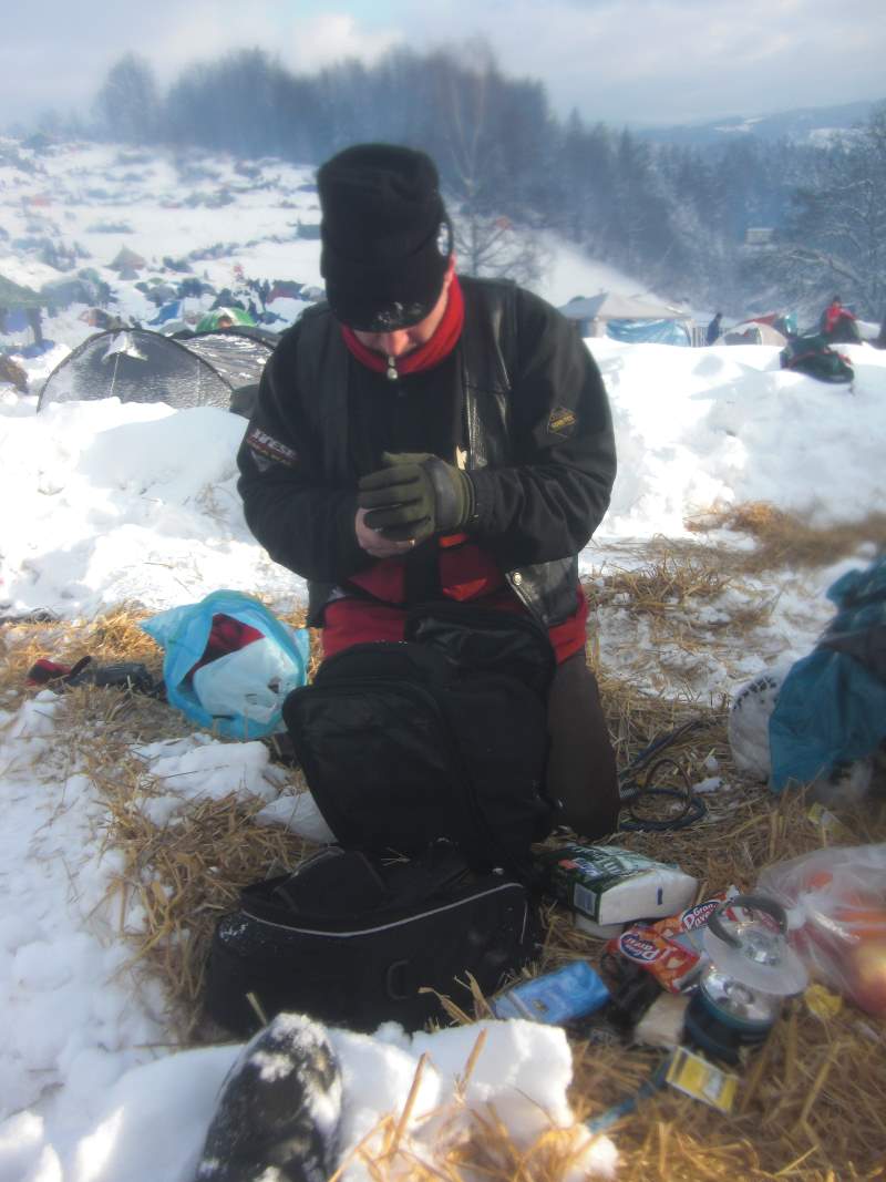 charly si prepara per il rientro dall'elefantentreffen